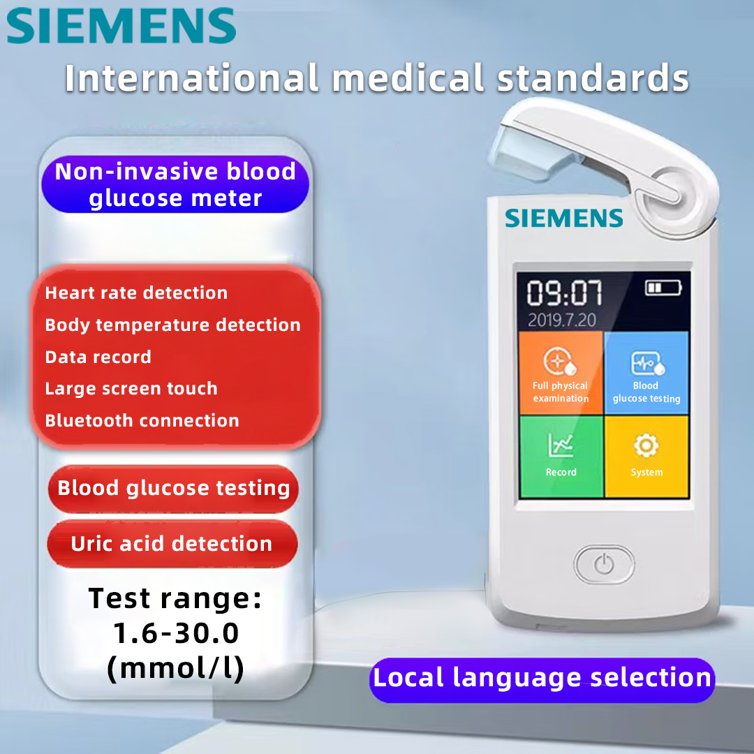 Selecția meniului românesc, detectarea glucozei din sânge, detectarea acidului uric, detectarea ritmului cardiac, detectarea temperaturii corpului, înregistrarea datelor, atingerea ecranului mare, conexiune Bluetooth